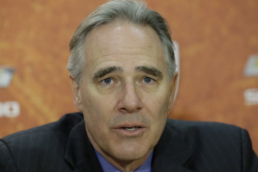 Texas athletic director Steve Patterson: (AP Photo/Eric Gay)