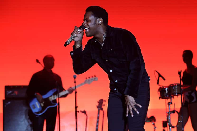 Leon Bridges performs at the Bomb Factory in Dallas on Nov. 9, 2019.