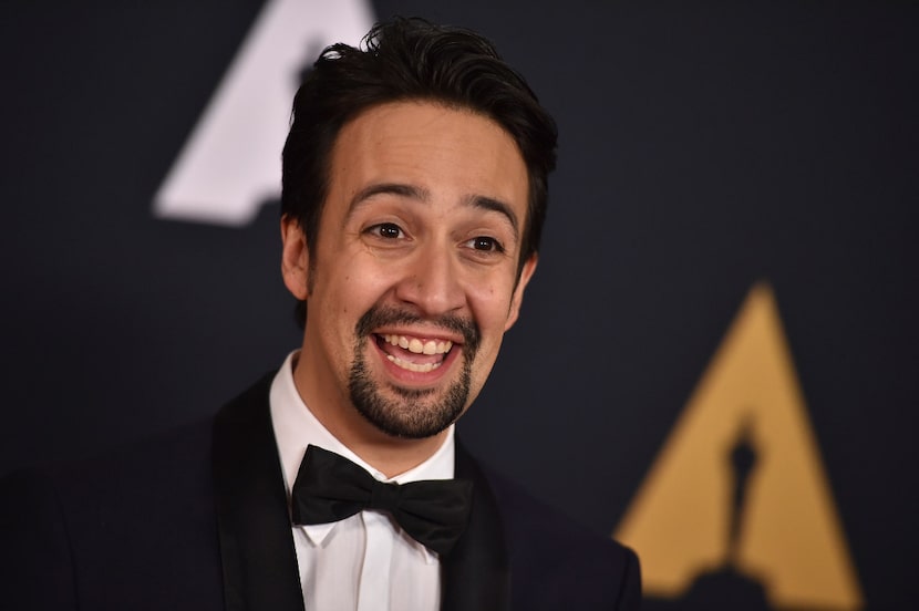 Lin-Manuel Miranda arrives at the 2016 Governors Awards on Saturday, Nov. 12 in Los Angeles. 