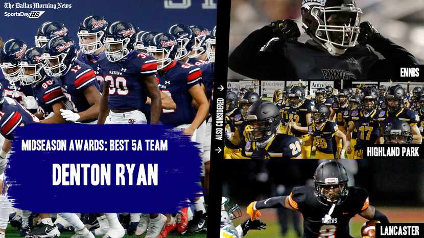 The Dallas Morning News' midseason awards for the 2020 football season: the best 5A teams.
