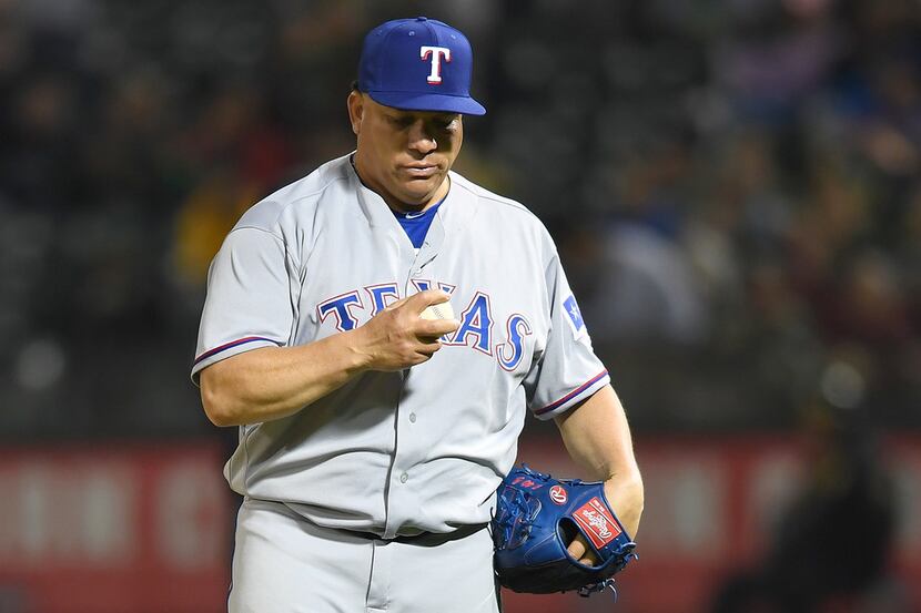 The Texas Rangers' commitment to Bartolo Colon appears to be waning