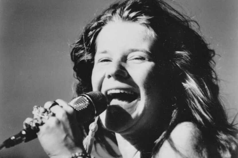 Rock singer Janis Joplin performs in 1969, a year before her death at age 27.