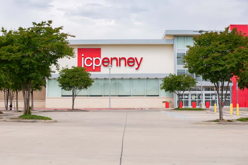 The empty parking lot and exterior of the J.C. Penney located in the Timber Creek Crossing...