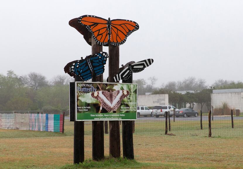 The entrance to the National Butterfly Center  in Mission, Texas.