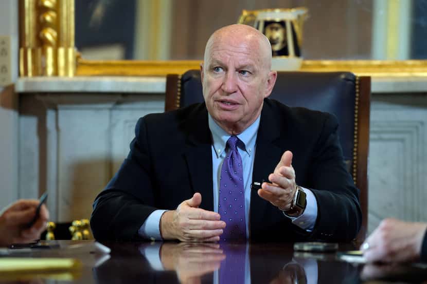 House Ways and Means Committee Chairman Rep. Kevin Brady, R-Texas., speaks during an...