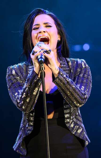 Demi Lovato comes in at No. 2 on the Billboard 200 with 'Confident.' (Photo by Rich...