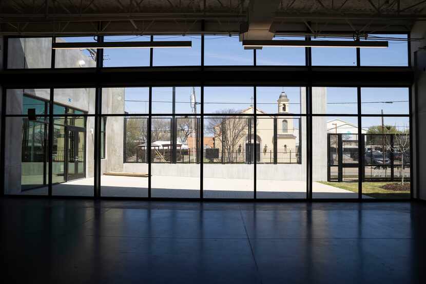 The entrance to the new Austin Street Center for Community Engagement, which will open in...