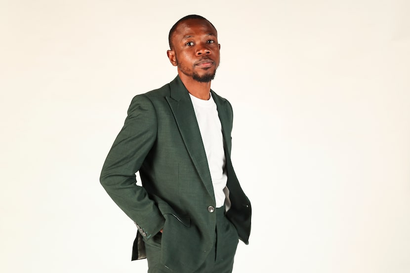 Kofi Kusi-Boadum, 26, in the Photo Studio Thursday, August 18, 2022 at the Dallas Morning...