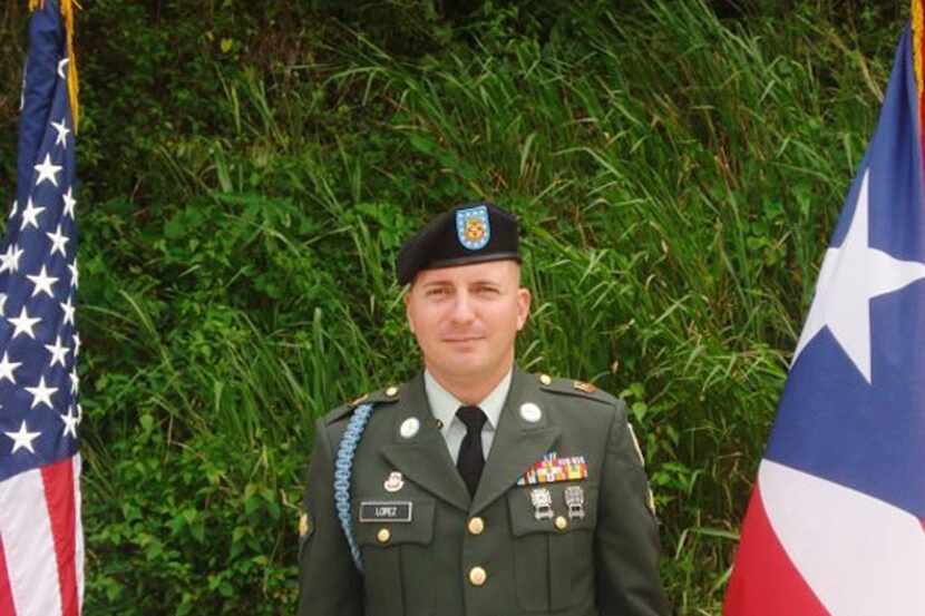 A photo provided by his family shows Army Spc. Ivan Lopez, who authorities say killed three...