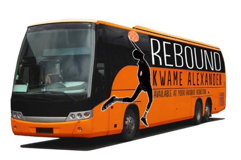  Kwame Alexander will be riding to Arlington in a Rebound bus. 