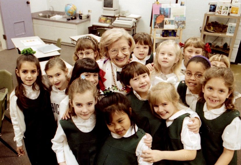 In this 1993 file photo, Marion Crume, principal of Hockaday Lower School, was at Hockaday...