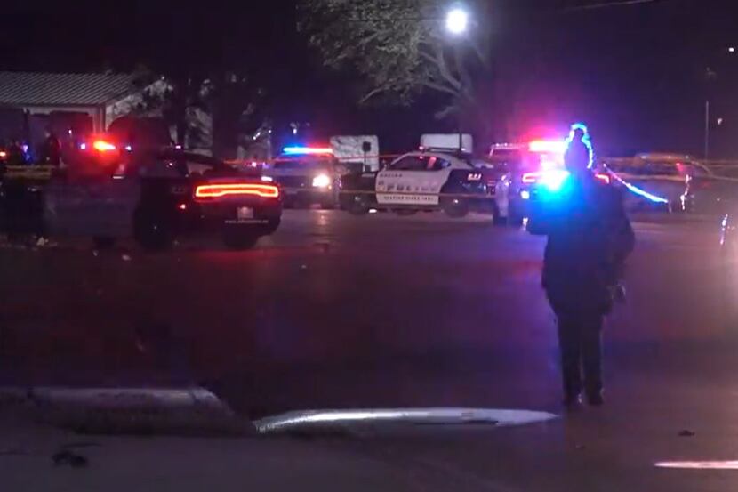 One person died and multiple people were injured in a shooting outside a party venue in the...