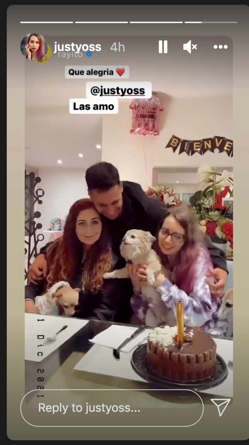 Imágenes compartidas por YosStop en la cuenta de Instagram @justyoss la madrugada del...