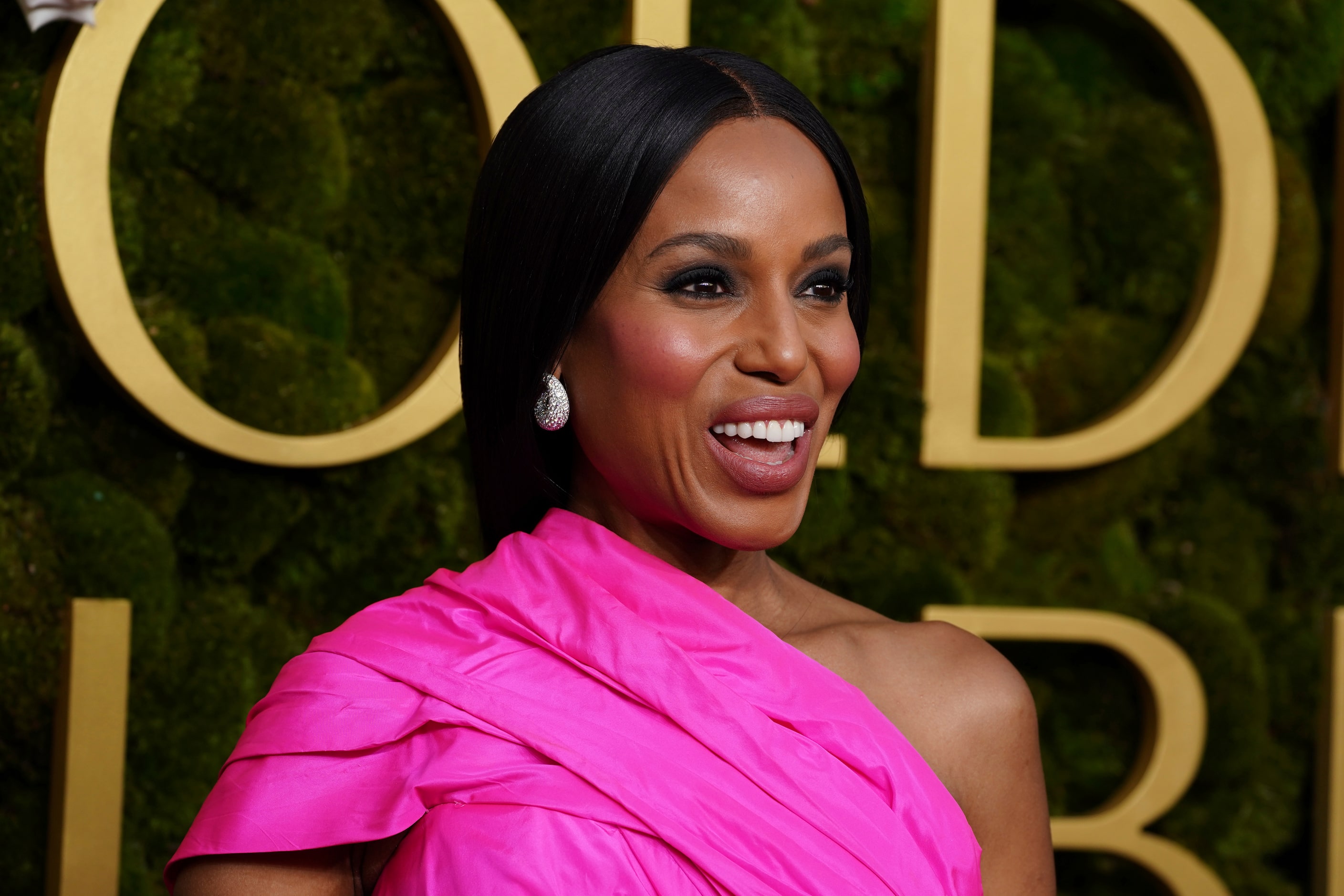 Kerry Washington arrives at the 82nd Golden Globes on Sunday, Jan. 5, 2025, at the Beverly...