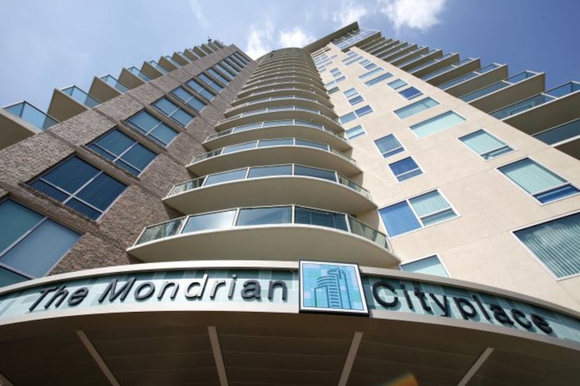 The Mondrian was the first high-rise apartment building constructed in Cityplace.