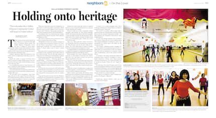 'Holding onto heritage' published Feb. 21, 2014.