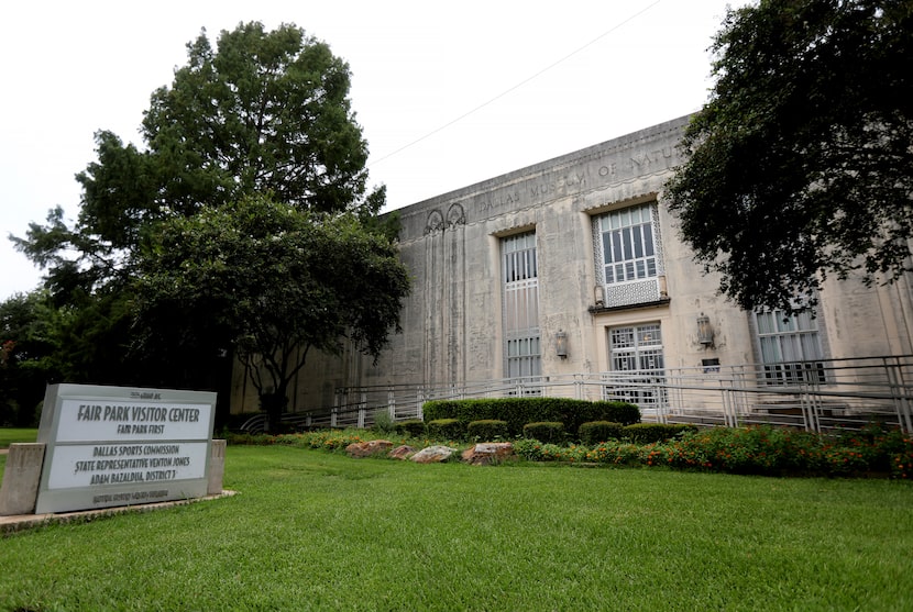 The visitors center at Fair Park in Dallas, Texas, Friday, August 9, 2024