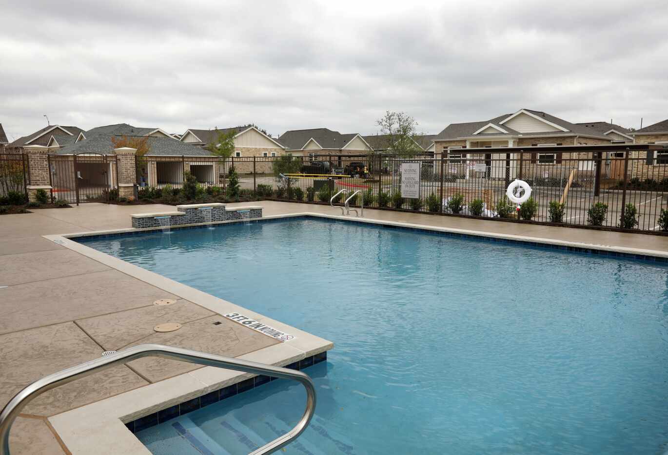 The community pool at the Avilla Northside community in McKinney.