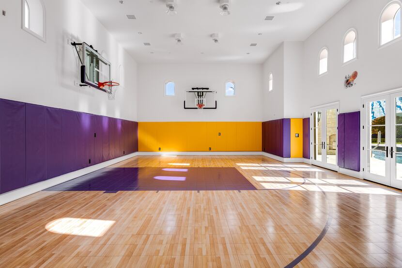The Southlake mansion comes with a basketball court. “It’s an entertainer’s dream,” said...