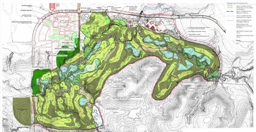 PGA Frisco Master Plan renderings.