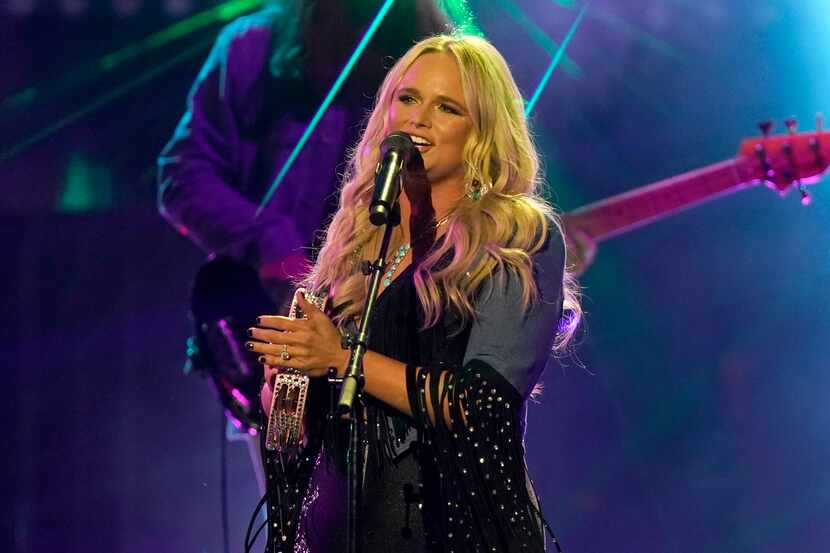 Miranda Lambert performs "Geraldene" during the 56th Annual CMA Awards in Nashville, Tenn.,...