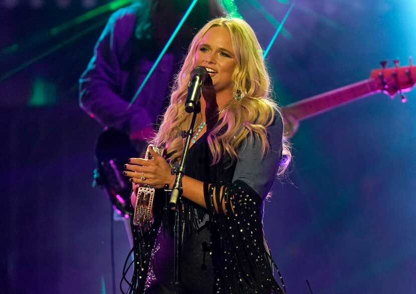 Miranda Lambert performs "Geraldene" during the 56th Annual CMA Awards on Wednesday, Nov. 9,...