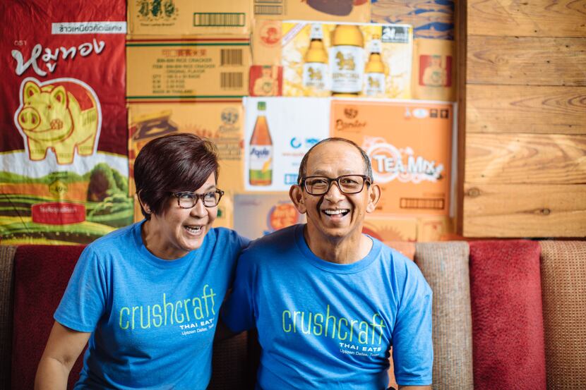 Kay Ridgway and Jack Nuchkasem are partners at CrushCraft Thai, the Uptown Dallas restaurant...