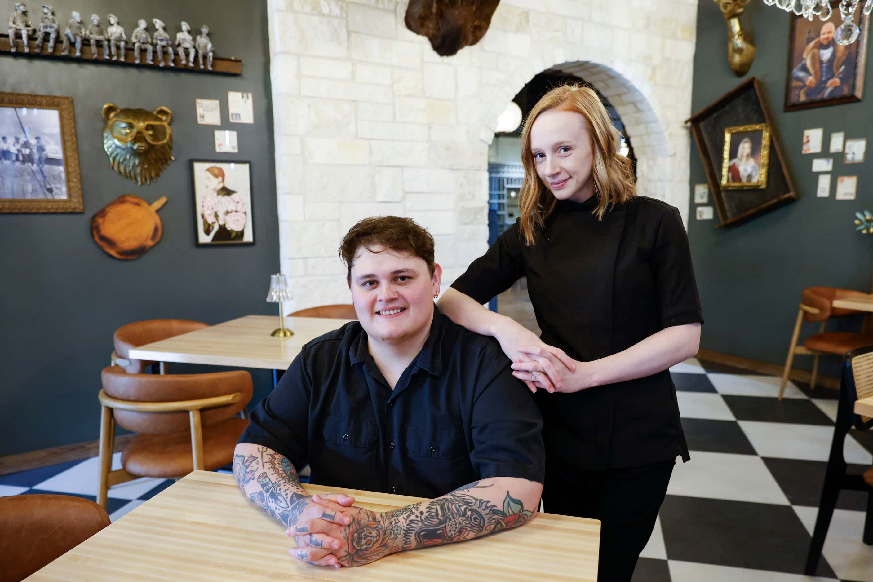Chefs Alejandro Najar, and Alyssa Osinga were hired by The Butcher's Cellar co-owners after...