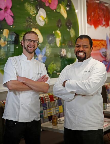 osh Sutcliff (left) is executive chef at Mirador; he works under the leadership of Junior...
