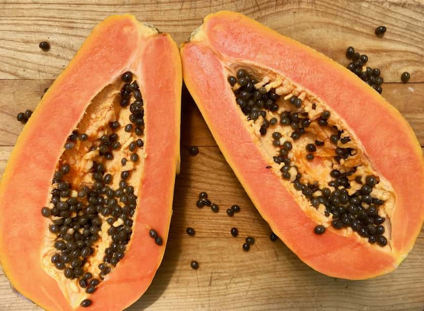 Slicing into a papaya is like opening a bottle of musky, wildly fragrant perfume.