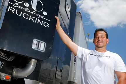 Sam Carrillo, an Arlington truck driver, says he almost exclusively uses apps to schedule...