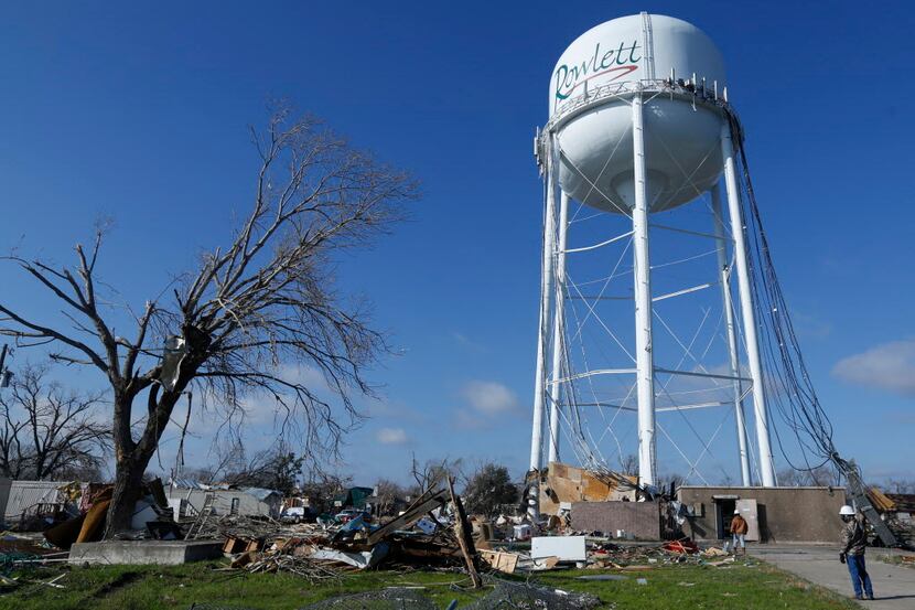  Public losses, like the damaged but saved Rowlett water tower, qualify for federal...