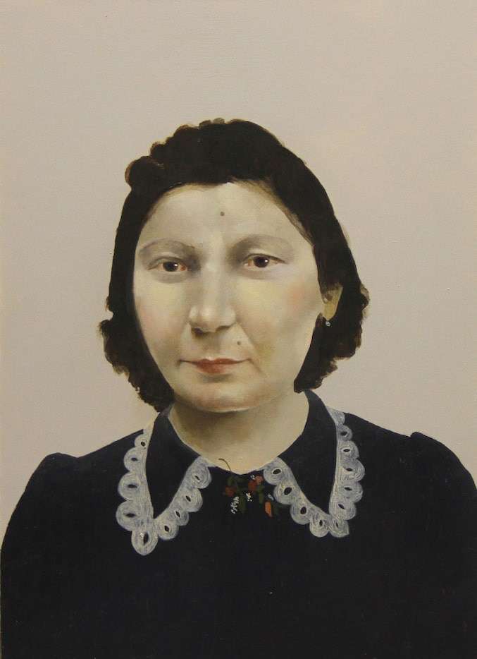 Romanian,  2016 , by Sarah Ball; oil on gessoed panel 