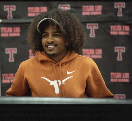 Heftu Knight won an athletic scholarship to the University of Texas at Austin.