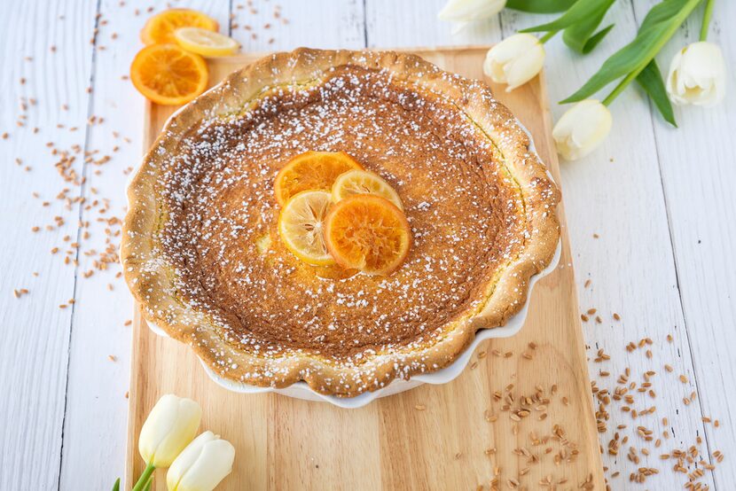 Easter Grain Pie.  Styling by Kristen Massad. (Smiley N. Pool/The Dallas Morning News)