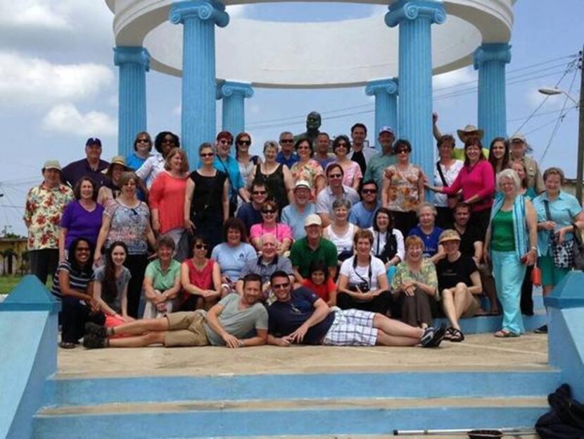 
Credo Choir at the Hemingway memorial bust outside of Havana. We look like we’re having way...