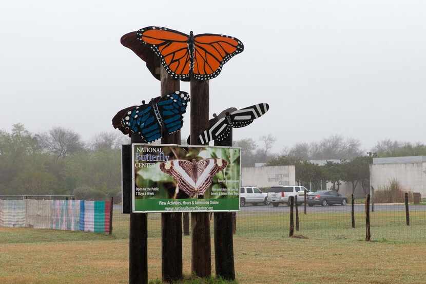The entrance to the National Butterfly Center on January 15, 2019, in Mission, Texas. - The...