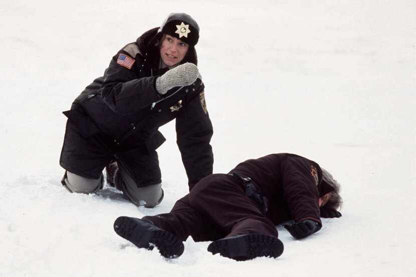 Frances McDormand, left, in "Fargo."