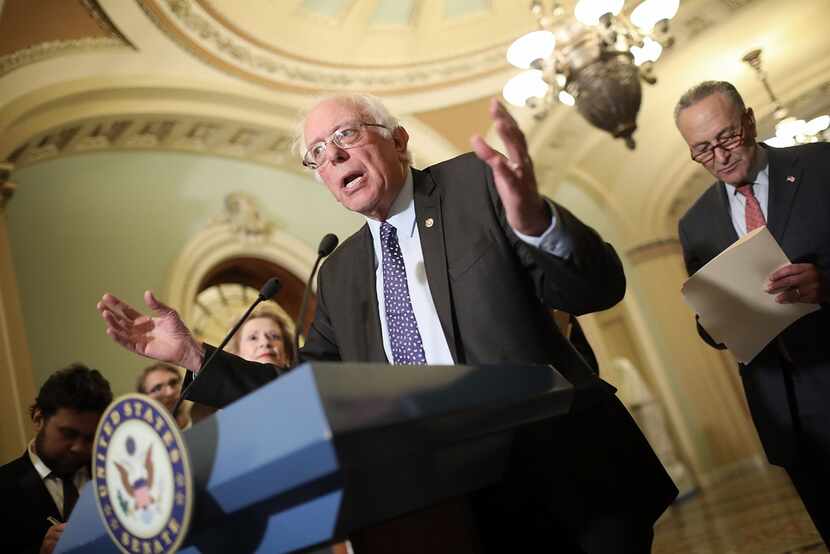 Sen. Bernie Sanders has called the GOP's tax framework "morally repugnant and bad economic...