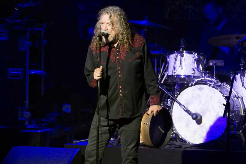 Robert Plant performs with the Sensational Space Shifters at The Bomb Factory in Dallas,...