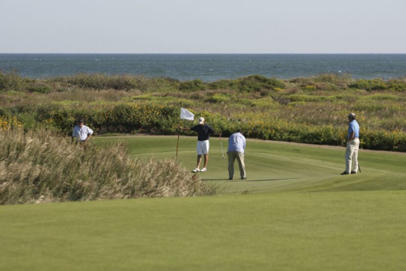 Newport Dunes Golf Club in Port Aransas, an Arnold Palmer-designed course that's open to the...
