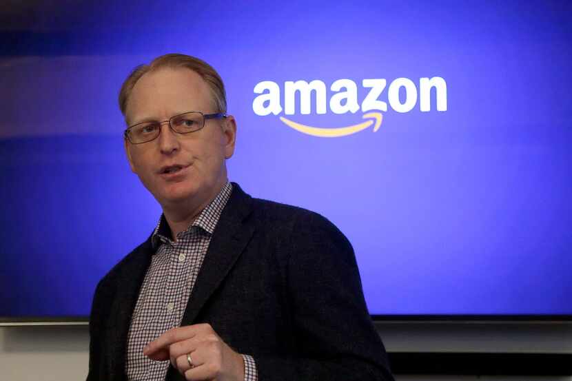 In this Wednesday, March 2, 2016 photo, David Limp, Amazon Senior Vice President of Devices,...