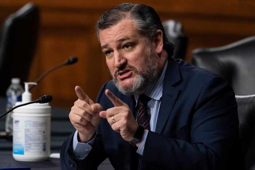 Sen. Ted Cruz speaks during a Foreign Relations Committee hearing on U.S.-Russia policy on...