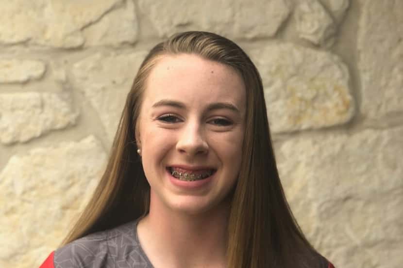 Kinsey Kackley, sophomore (2018-19) softball player at McKinney Boyd High School.