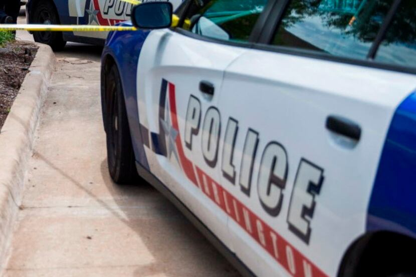 An Arlington police vehicle.