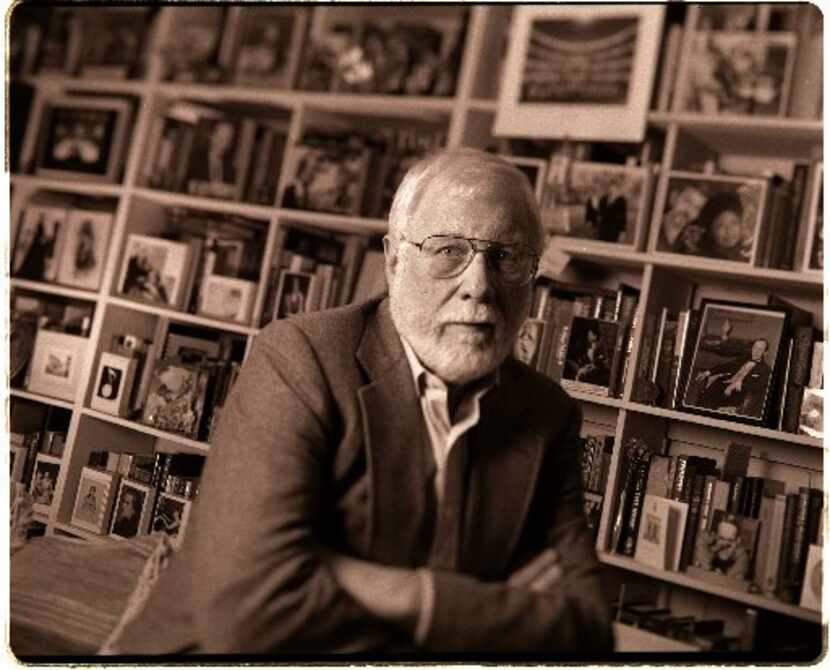 John Ardoin, photographed in his Dallas studio in 1998, the year he retired as music critic...