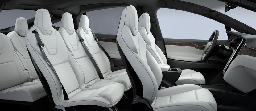 The Model X seats seven.