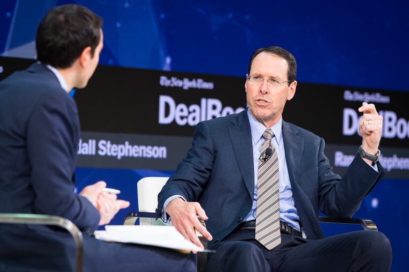 Randall Stephenson, the chief executive of AT&T, at the New York Times DealBook conference...