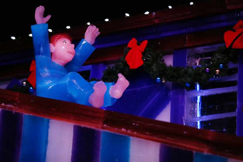 Inside ICE! at the Gaylord Texan Resort & Convention Center in Grapevine, Texas Tuesday...
