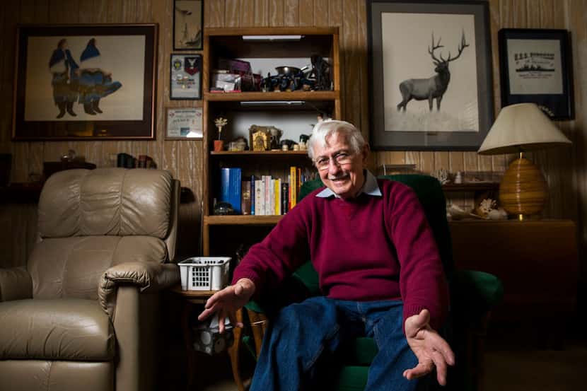 The Watchdog's correspondent Don McElfresh poses for a portrait in his home Jan. 3 in Dallas.